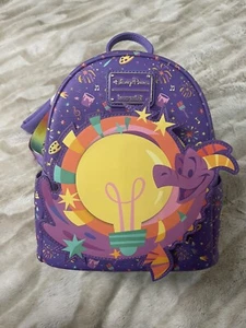 2025 Disney Parks Loungefly Epcot Festival Of The Arts Figment Glow Backpack NWT - Picture 1 of 11