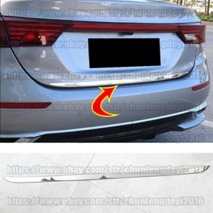 Stainless Car Rear Trunk Tailgate Molding Trim for Kia Forte K3 2019 20 21 2022 - Picture 1 of 6