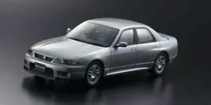 1/18 Nissan Skyline GT-R 1989 Silver Resin Model Car LTD by Kyosho KSR 18041S - Picture 1 of 6