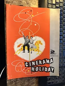 VINTAGE CINERAMA HOLIDAY LOUIS DE ROCHEMONT MUSICAL PROGRAM BOOKLET 1955 - Picture 1 of 16