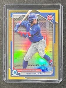2024 Bowman Draft Gold Fernando Cruz 43/50 - Picture 1 of 2