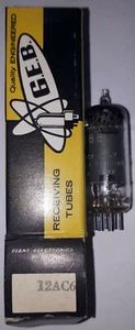 Tubo valvola 12AC6 brand GEB nuova originale funzionante - Zdjęcie 1 z 1