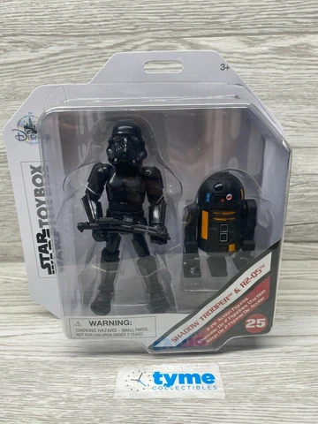 SHADOW TROOPER & R2-Q5 5" Action Figure Set Star Wars Toybox Disney Store Cover