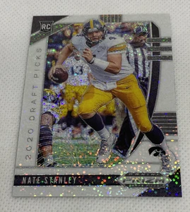 2020 Prizm Draft Picks NATE STANLEY WHITE SPARKLE SSP Rookie IOWA 1 of 20 - Picture 1 of 2