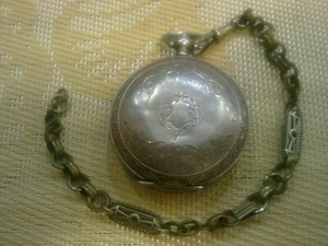 vintage antigue historisch silber osmanische taschenuhr - Bild 1 von 8