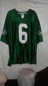 N F L TEAM APPAREL.GREEN JETS JERSEY.# 6 SZ XL CHEST 52" DISPLAY MODEL. - Picture 1 of 3