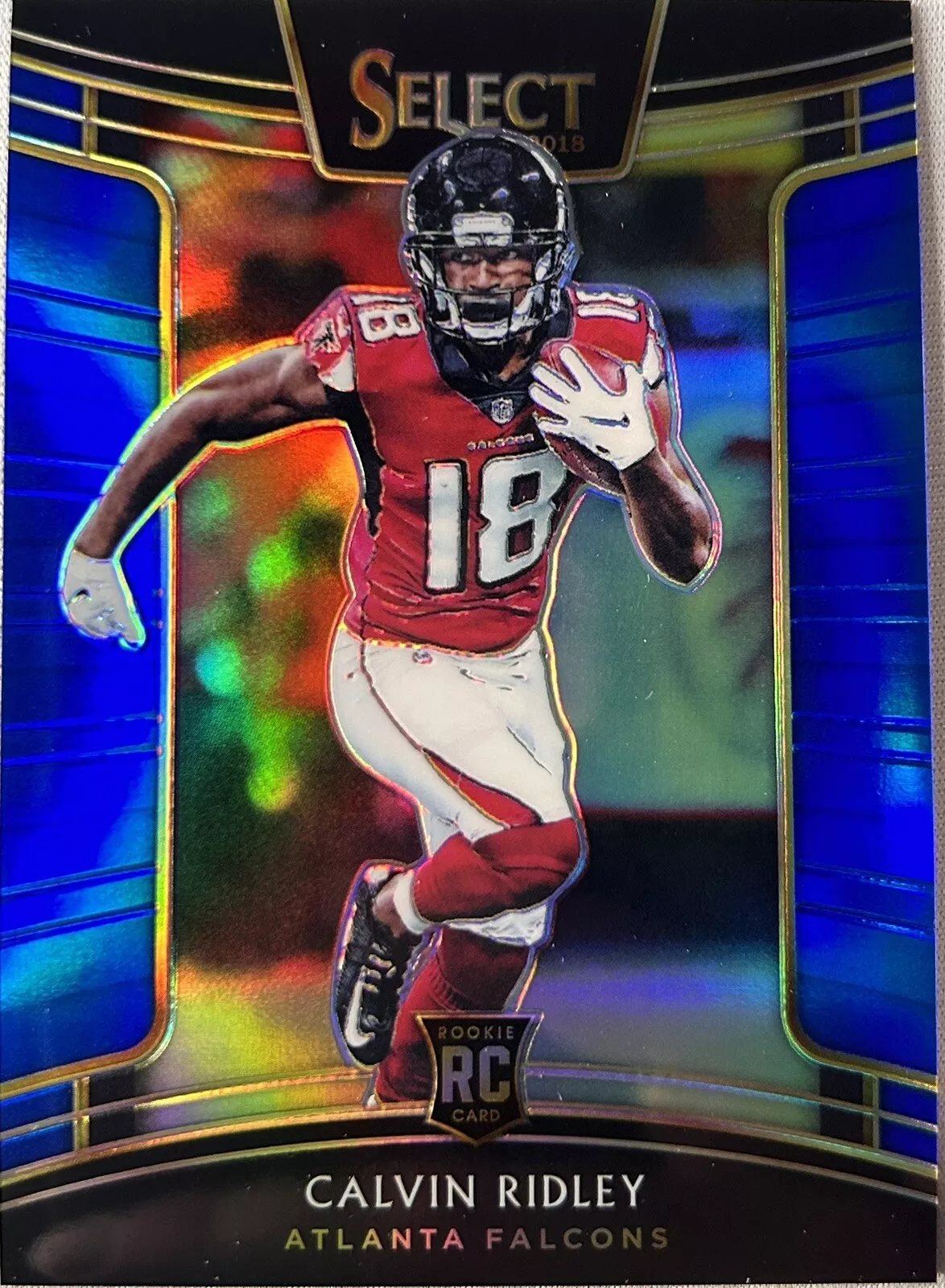2018 Panini Select Football Calvin Ridley RC Concourse Blue Prizm #/175!