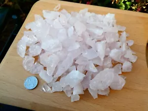 Rose Quartz Crystal Rough Chips Rocks Undrilled 500g 5mm - 47mm Crafts Decor - Picture 1 of 4