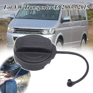 Fuel Tank Gas Cap Filler For VW Transporter T5 Cover Cord Strap Band 2003 - 2015 - Picture 1 of 7