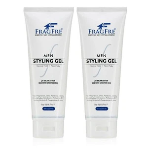 FRAGFRE Men Hair Styling Gel Fragrance Free 8 oz (2-Pack Gift Set) - pH Balan... - Picture 1 of 8