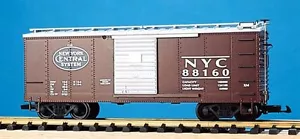USA Trains Escala G R19054A SIM COCHE CAJA DE ACERO Nueva York Central Rd #88160 - Imagen 1 de 1