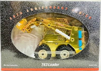 Bobcat 743 Skid Loader 50th Anniversary Gold Edition 1/25th Scale - Image 1 of 4