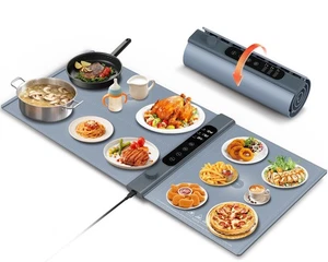 Speisenwärmmatte Extra Groß 40"x17", Schnelle Vollflächige Heizmatte, 17 Stufen... - Bild 1 von 8