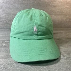 Polo Ralph Lauren Herren Baumwolle klassisch kleines Pony Baseball Kappe Mütze Lederriemen - Bild 1 von 9
