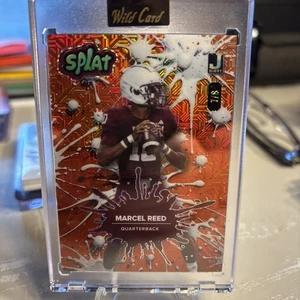 2025 Wild Card Splat Marcel Reed 7/8 Orange Mojo Refractor 🔥🔥 - Bild 1 von 2