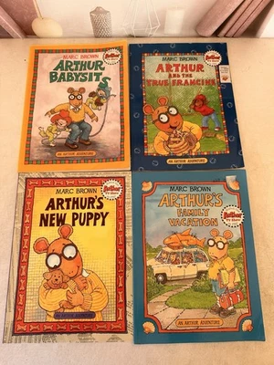 Arthur Series Lot of 4 Kids Picture Books Softcover Marc Brown Childrens' Book - Image 1 of 4