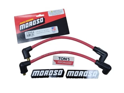 Cables de bujía de encendido rojo Moroso 28624 Ultra 40 Harley FXR 1982 - 1999  Foto 1 de 4