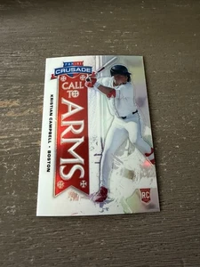 Panini Crusade Kristian Campbell Call To Arms Silver Prizm #22 (RC) Red Sox 2025 - Imagen 1 de 2