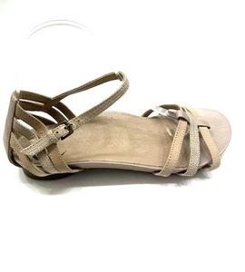 Abeo Sienna Cute Fashionable Strap Sandals Light Brown Size 8 Neutral ($) - Picture 1 of 5