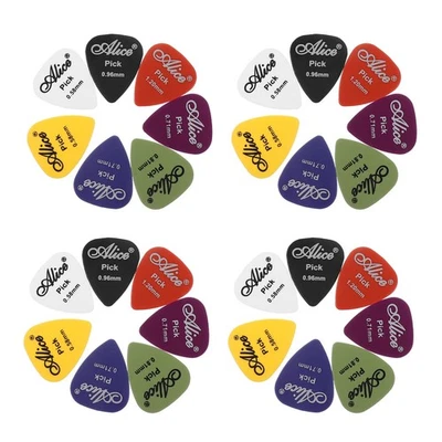  50 Pcs Electric Guitar Picks Variety Pack and Bass for Acoustic Guitars - Image 1 of 4