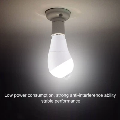 (Weiß) Glühbirne Mit Bewegungssensor Bewegungsaktivierte Dämmerung Bis - Bild 1 von 4