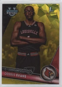 2023-24 Bowman U Chrome Sapphire Edition Yellow 8/75 Dennis Evans #47 - Picture 1 of 3