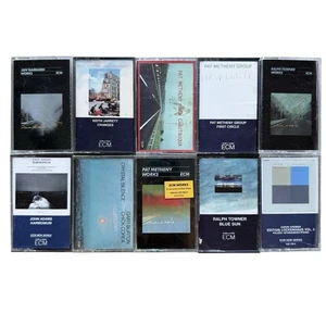 10x ECM JAZZ Cassette Tape Lot RARE Keith Jarrett Pat Metheny Gary Burton Towner - Picture 1 of 5