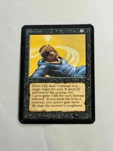 MTG Drain Life Alpha Magic the Gathering - Foto 1 di 2