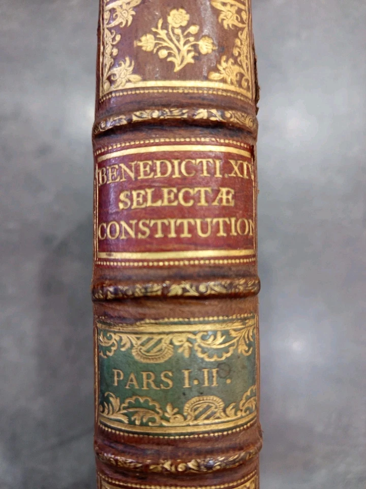 2 Book In 1   Constitutiones Selectæ 1763   - Image 1 of 4