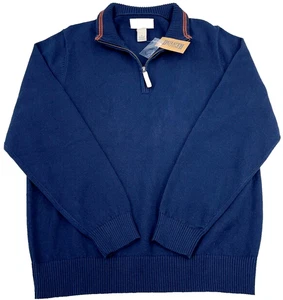 Suéter Duluth Hombre Mediano Azul Pullover Tejido Pesado Cuarto Cremallera Azul Marino Comercio - Imagen 1 de 11