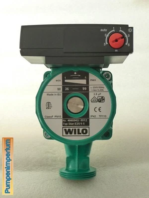 Pompe à chaleur Wilo Star E 25 / 1 - 5 230 volts circulateur 180 mm... - Photo 1/4