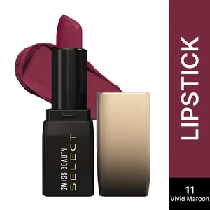 Swiss Beauty Select Dare To Matte Lipstick -11 Vivid Maroon(3.8g) - Picture 1 of 1