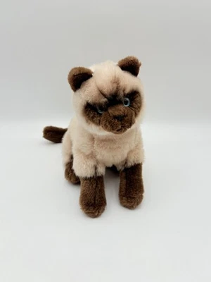 Webkinz Signature Siamese Cat Plush No Code Tags Realistic animal Stuffed Toy - Image 1 of 4