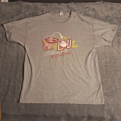 Camiseta Cardenales de San Luis "Soy del Lou Proud" Fruit of the Loom XL Algodón Foto 1 de 4