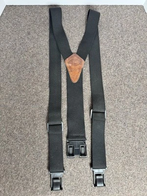 Dickies Men's Perry Y-Back Adjustable Suspender Black Made In USA - Image 1 of 4