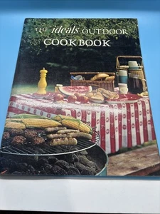 1975 Ideals Outdoor Cookbook Beeline Fashions Promo Summer Grill USA - Picture 1 of 4