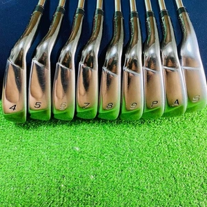 [Lefty / TaylorMade] Burner Iron Set 9pcs 4-5-6-7-8-9-Pw-Aw-SW Burner 85 Flex R - Picture 1 of 24