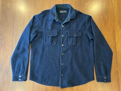 Smartwool Anchor Line Shirt Jacket, Navy Blue, Men’s XL - Image 1 of 4
