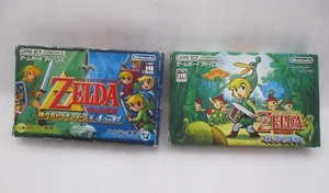 GBA The Legend of Zelda Triforce & 4SWORDS, Fishigi no Boushi w/ Box 2item Japan - Picture 1 of 12