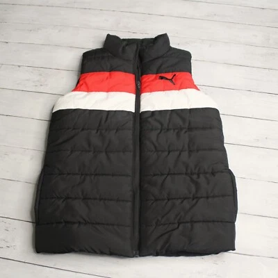 Chaleco chaqueta acolchada sin mangas Puma para niño talla M 10 12 bloques de colores de invierno Foto 1 de 4
