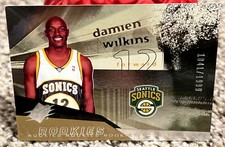 2004-05 SPx #107 Damien Wilkins RC Rookie Card /1999 SP Rare