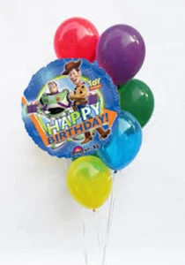 TOY STORY BIRTHDAY 18 in (45cm) FOIL BALLOON BOUQUET NEW - Picture 1 of 3