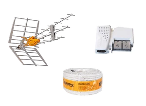 Kit TDT DAT BOSS 42dB LTE 5G + Alim. + Cable 20m - Imagen 1 de 1