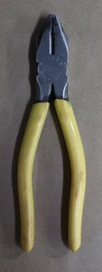 Vintage Fuller Tools # 194-7 Lineman's Pliers with Yellow Grips Made in Japan - Picture 1 of 7