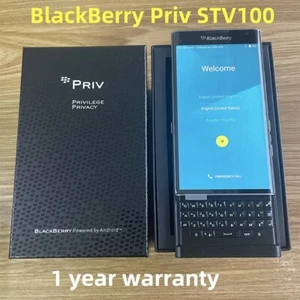BlackBerry Priv STV100 32GB 18MP 4G LTE Unlocked Android Smartphone New Sealed - Picture 1 of 14