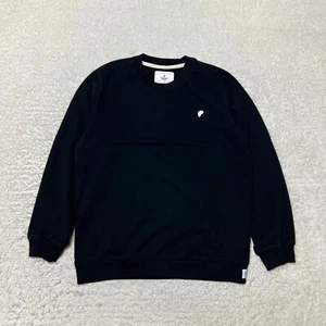 Sudadera Reigning Champ Hombre Grande Negra Cuello Redondo Pullover Informal Algodón - Imagen 1 de 12