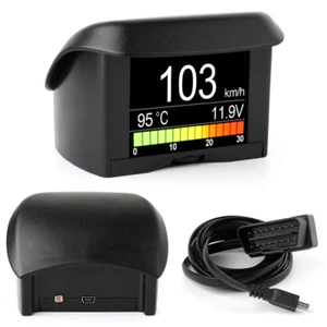 On-board Computer Car Speedometer Fuel Consumption Display Temperature Gauge - Picture 1 of 15