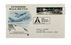 1977 Enterprise Space Shuttle First Flight Cover - NASA Commemorative FDC - Picture 1 of 2