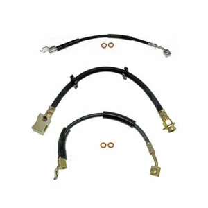 For Jeep Cherokee 1992-2001 Complete Brake Hose Kit Rubber HSK0060OM - Bild 1 von 4