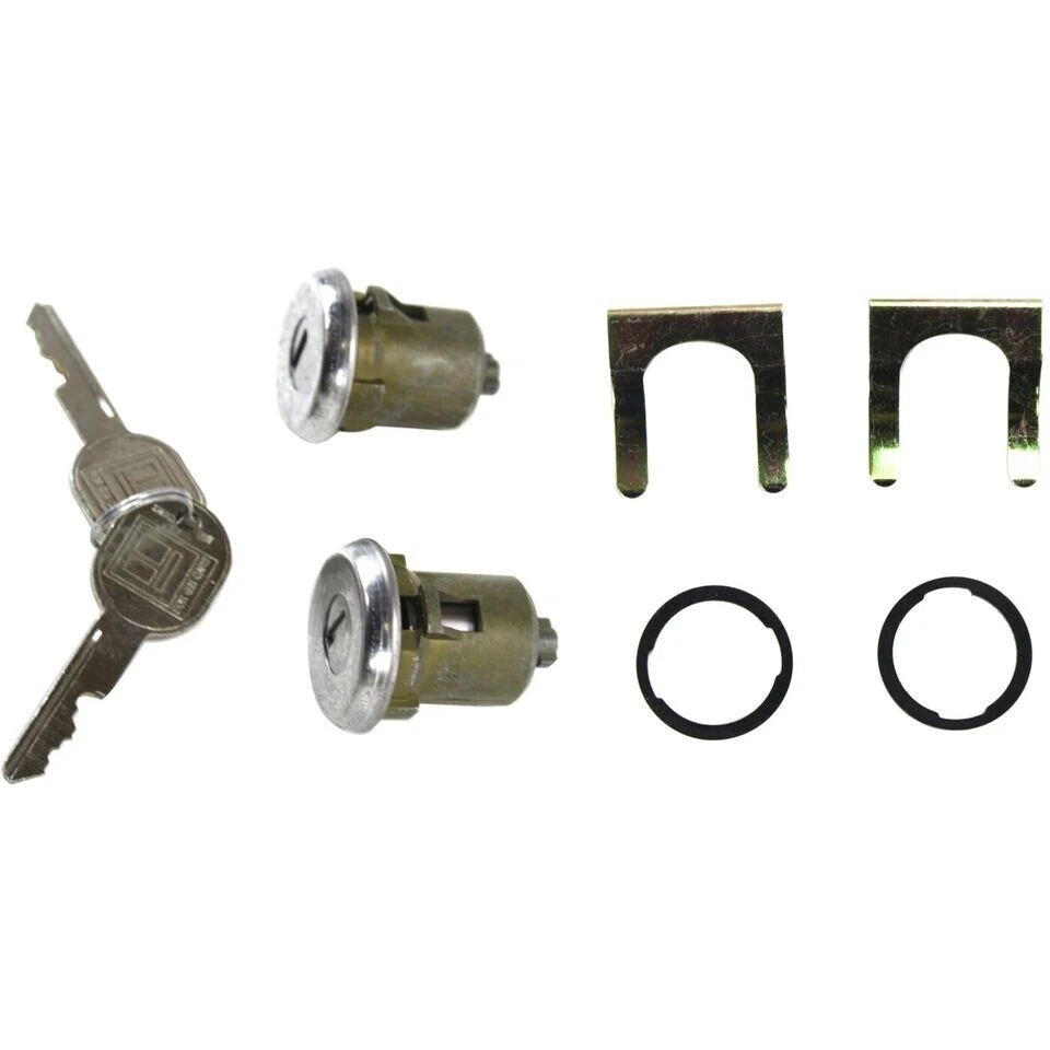 Pair Door Lock Cylinders Set of 2 Front for Chevy Olds Blazer Suburban SaVana - Image 1 of 4